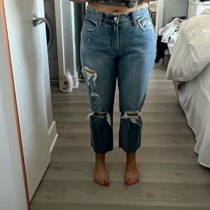 Abercrombie the boyfriend midrise jeans in 29 short